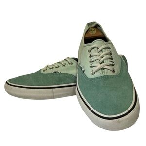 Vans Mint Green Canvas Sneakers